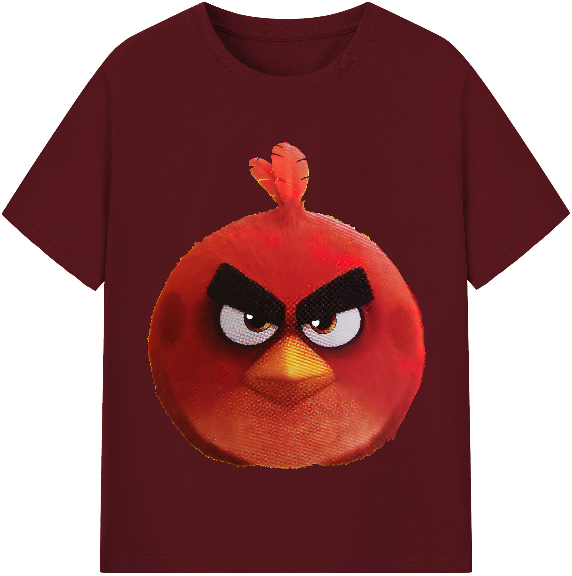 （画像用） Angry Birds アングリーバード 綿100％半袖Tシャツ（フロントプリント）